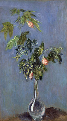 Flowers in a Vase, 1888 | Claude Monet | Gemälde Reproduktion