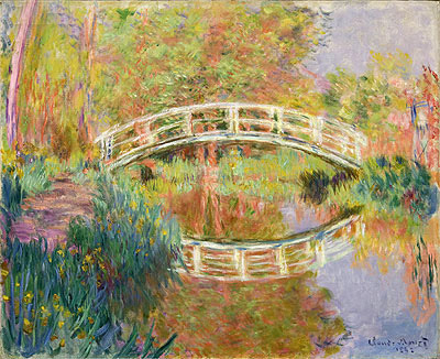 Japanese Footbridge, Giverny, 1895 | Claude Monet | Gemälde Reproduktion