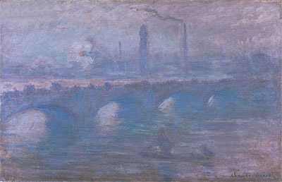 Waterloo Bridge, Morgennebel, 1901 | Claude Monet