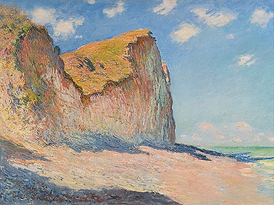 Cliffs near Pourville, 1882 | Claude Monet | Painting Reproduction
