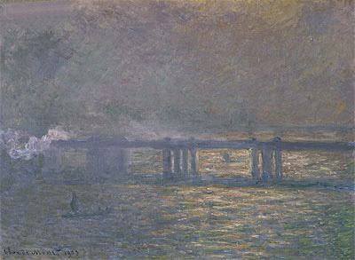 Charing Cross Bridge, 1903 | Claude Monet | Gemälde Reproduktion