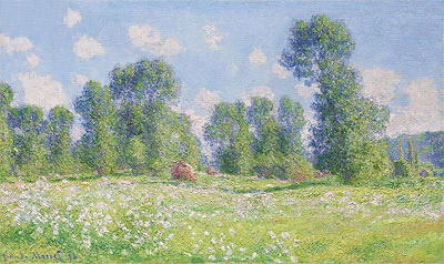 Spring in Giverny, 1890 | Claude Monet | Painting Reproduction