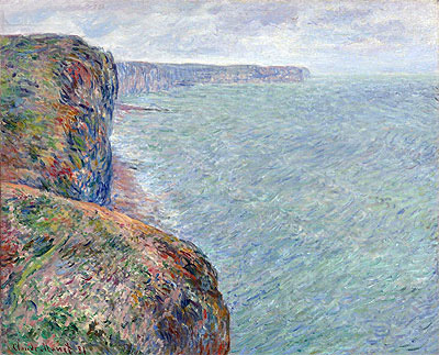Sea View with Cliffs, 1881 | Claude Monet | Painting Reproduction
