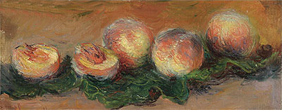 Peaches, 1882 | Claude Monet | Painting Reproduction