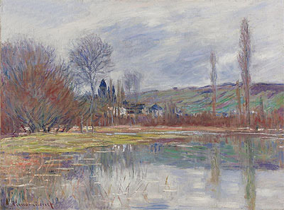 Spring in Vetheuil, 1881 | Claude Monet | Gemälde Reproduktion