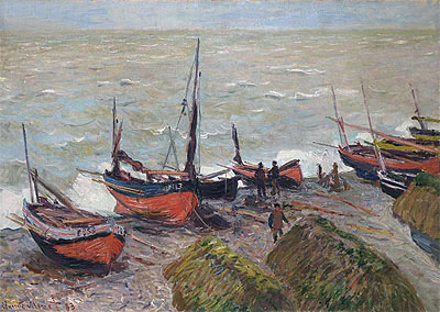 Fischerboote, 1883 | Claude Monet | Gemälde Reproduktion