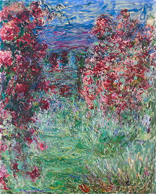 The House among the Roses, 1919 | Claude Monet | Painting Reproduction