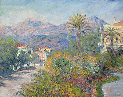 Die römische Straße in Bordighera, 1884 | Claude Monet