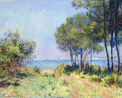 Trees at Varengeville, 1882 | Claude Monet | Painting Reproduction