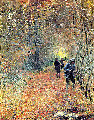 The Hunt, 1876 | Claude Monet | Painting Reproduction