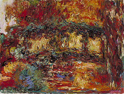Die japanische Brücke | Claude Monet | Gemälde Reproduktion