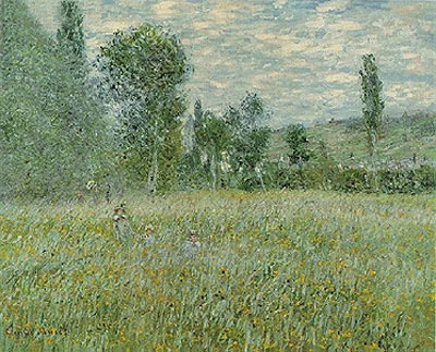 The Meadow (La Prairie), 1879 | Claude Monet | Gemälde Reproduktion