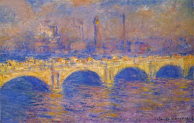 Waterloo Bridge, Sunlight Effect, 1903 | Claude Monet | Painting Reproduction