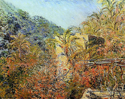 Tal von Sasso, Sonnenschein | Claude Monet | Gemälde Reproduktion