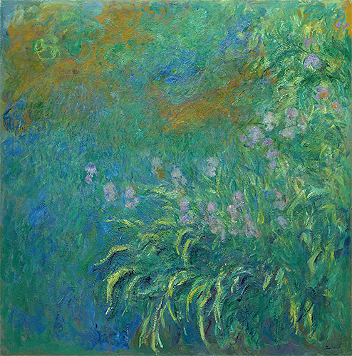Irises, 1914 | Claude Monet | Painting Reproduction