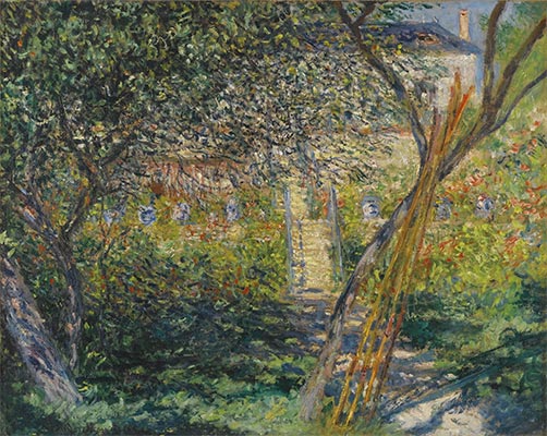 Der Garten von Vétheuil, 1881 | Claude Monet | Gemälde Reproduktion