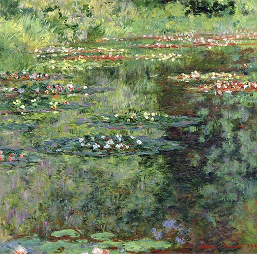 Der Seerosenteich, 1904 | Claude Monet | Gemälde Reproduktion