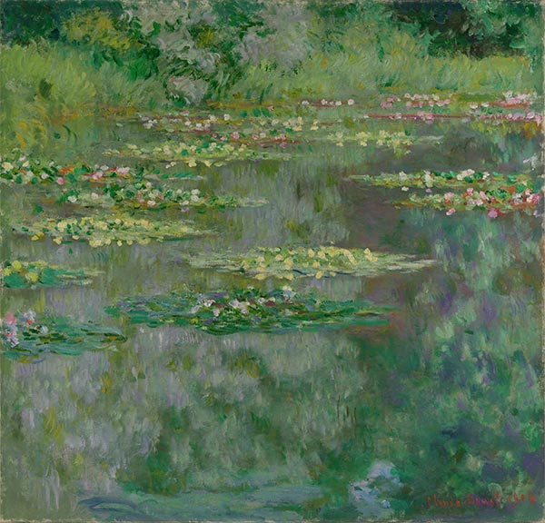 Waterlilies or The Water Lily Pond (Nympheas), 1904 | Claude Monet | Painting Reproduction