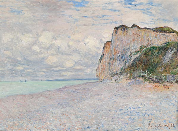 Cliffs near Dieppe, 1882 | Monet | Painting Reproduction