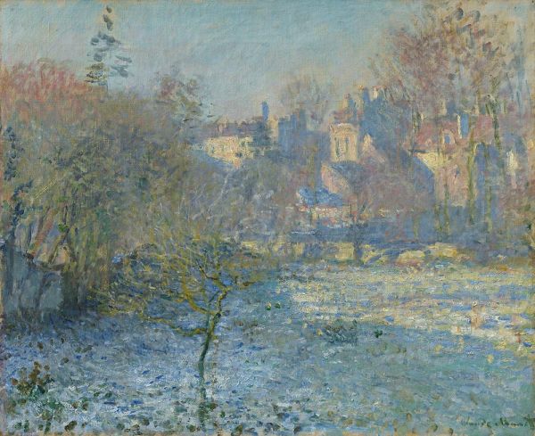 Frost, 1875 von Claude Monet | Gemälde-Reproduktion