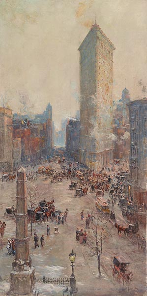 Flat Iron Building, 1904 | Colin Campbell Cooper | Painting Reproduction