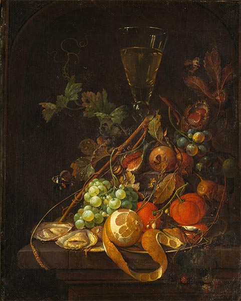Still Life with Fruits, n.d. by Cornelis de Heem | Painting Reproduction