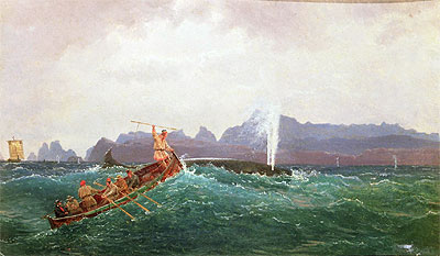 A Whaling Scene, n.d. by Cornelius Krieghoff | Painting Reproduction