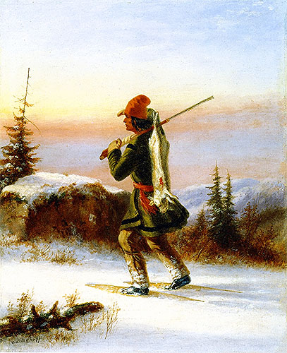 The Trapper | Cornelius Krieghoff | Painting Reproduction