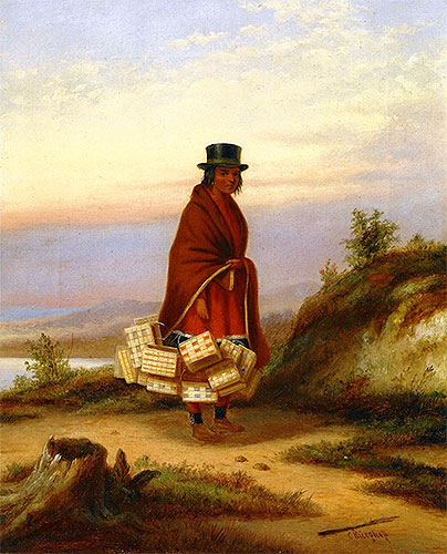 A Caughnawaga Woman, c.1855 | Cornelius Krieghoff | Painting Reproduction