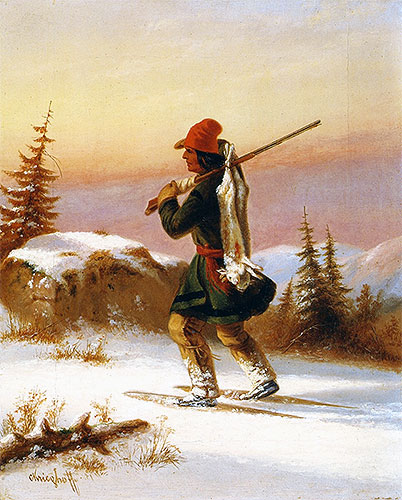 A Lorette Indian | Cornelius Krieghoff | Painting Reproduction