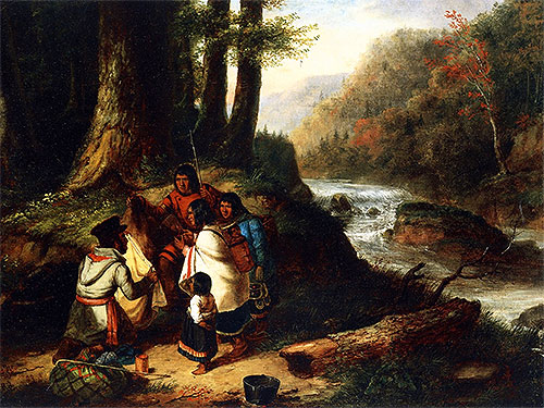 The Trader | Cornelius Krieghoff | Painting Reproduction