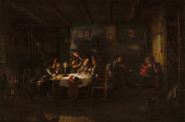 Canadian Interior | Cornelius Krieghoff | Painting Reproduction
