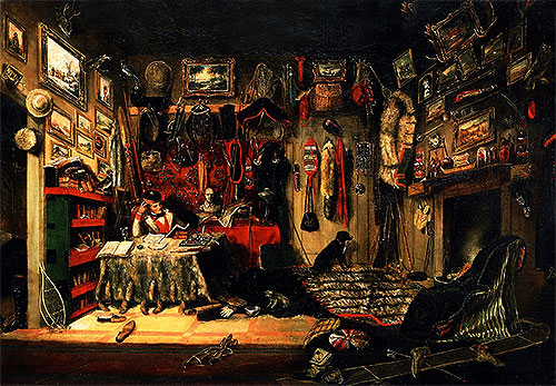An Officer's Room in Montreal | Cornelius Krieghoff | Painting Reproduction