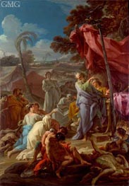 The Brazen Serpent, c.1743/44 von Corrado Giaquinto | Gemälde-Reproduktion