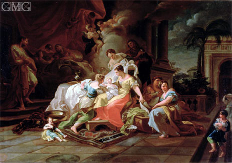 The Birth of Mary, c.1753 by Corrado Giaquinto | Painting Reproduction