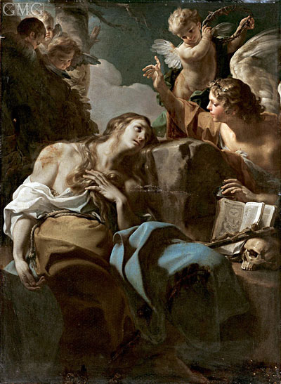 The Penitent Magdalene, c.1740/50 by Corrado Giaquinto | Painting Reproduction