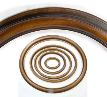 Oval Wooden Frame, Undated | Custom Frame | Gemälde Reproduktion