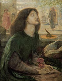 Beata Beatrix (Blessed Beatrice), c.1877/82 von Rossetti | Gemälde-Reproduktion