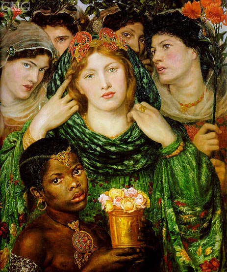 Die Geliebte (Die Braut), c.1865/66 | Rossetti | Gemälde Reproduktion