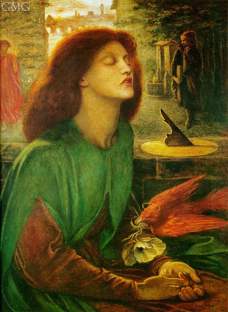 Selige Beatrice, c.1864/70 | Rossetti | Gemälde Reproduktion