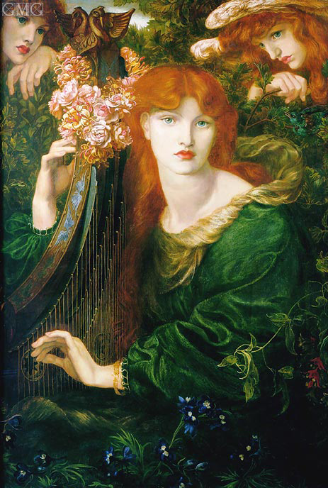 La Ghirlandata, 1873 | Rossetti | Gemälde Reproduktion