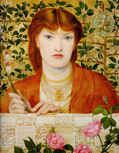 Regina Cordium, 1866 | Rossetti | Gemälde Reproduktion