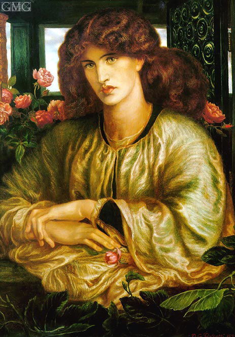 La Donna della Finestra (The Lady of the Window), 1879 | Rossetti | Gemälde Reproduktion