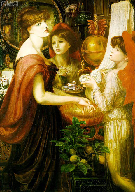 Die schöne Hand | Rossetti | Gemälde Reproduktion