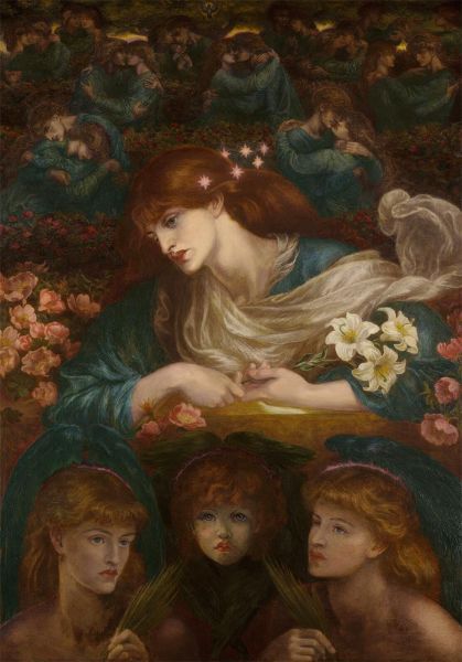 Die gesegnete Damozel | Rossetti | Gemälde Reproduktion