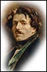 Porträt von Eugène Delacroix