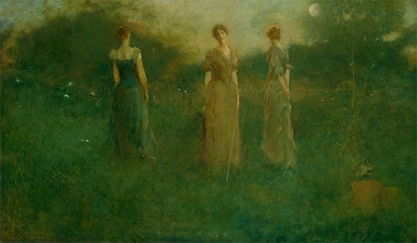 In the Garden, c.1892/94 | Thomas Wilmer Dewing | Painting Reproduction