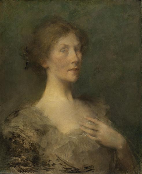 Portrait of a Lady, c.1895 | Thomas Wilmer Dewing | Painting Reproduction