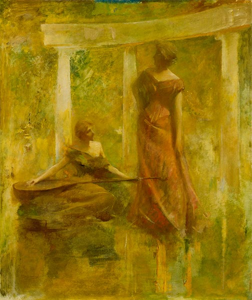 Music, c.1895 | Thomas Wilmer Dewing | Painting Reproduction