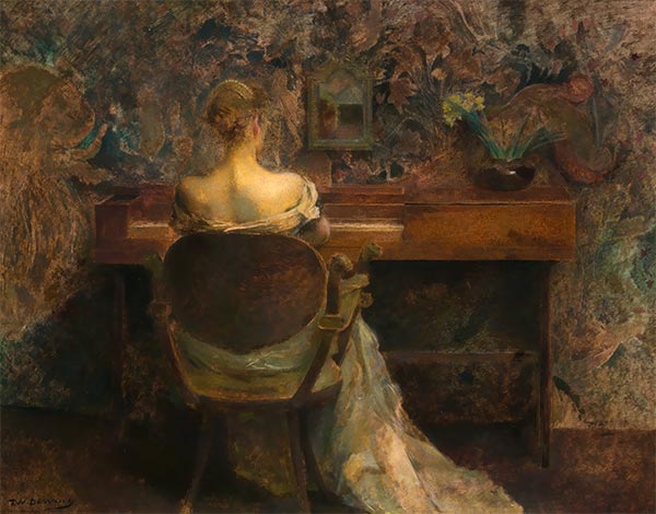 Das Spinett, c.1902 | Thomas Wilmer Dewing | Gemälde Reproduktion
